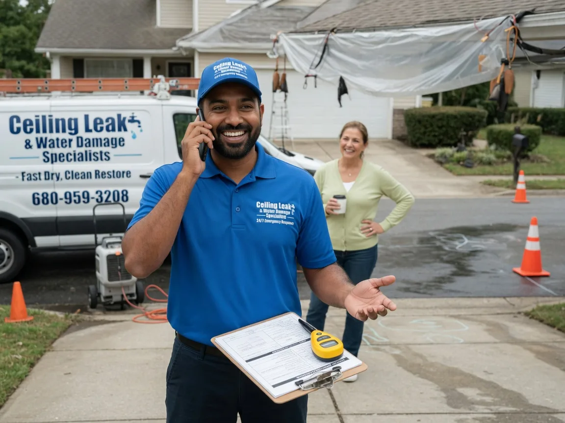 Ceiling Leak Cleanup Palo Verde, AZ FAQs